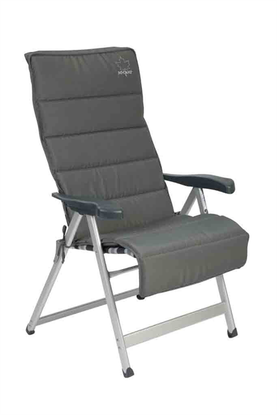 Bo-Camp Chair Cushion De Luxe Gepolsterd Antraciet