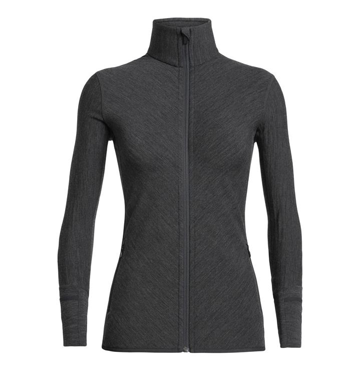 polaireicebreakerrealfleecemerinodescenderlongsleevezipjetheatherfemme