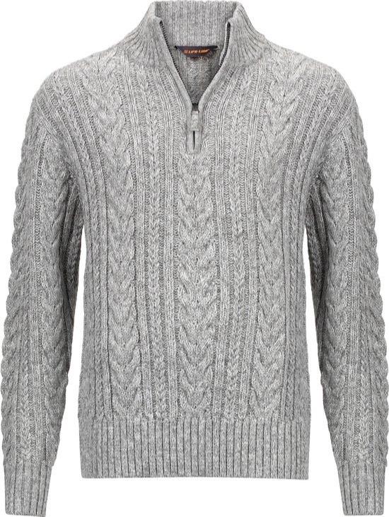 lifelinemarcelmensknithalfziplightgreyveneboer