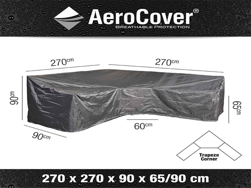 Beschermhoes AeroCover Loungeset L-shape Trapeze 270x270x90x65/90