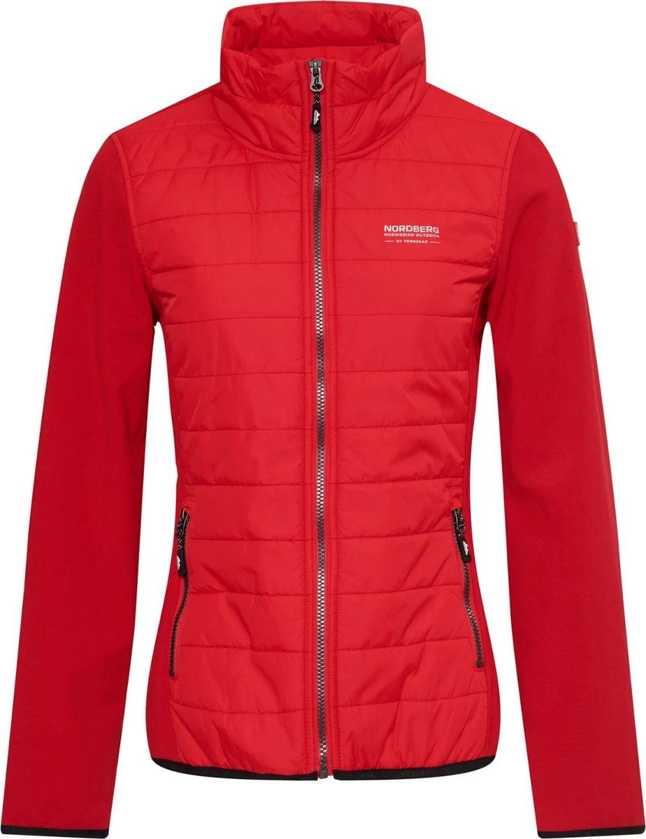 Nordberg Trine Ladies Jacket Red Veneboer Camping Outdoor