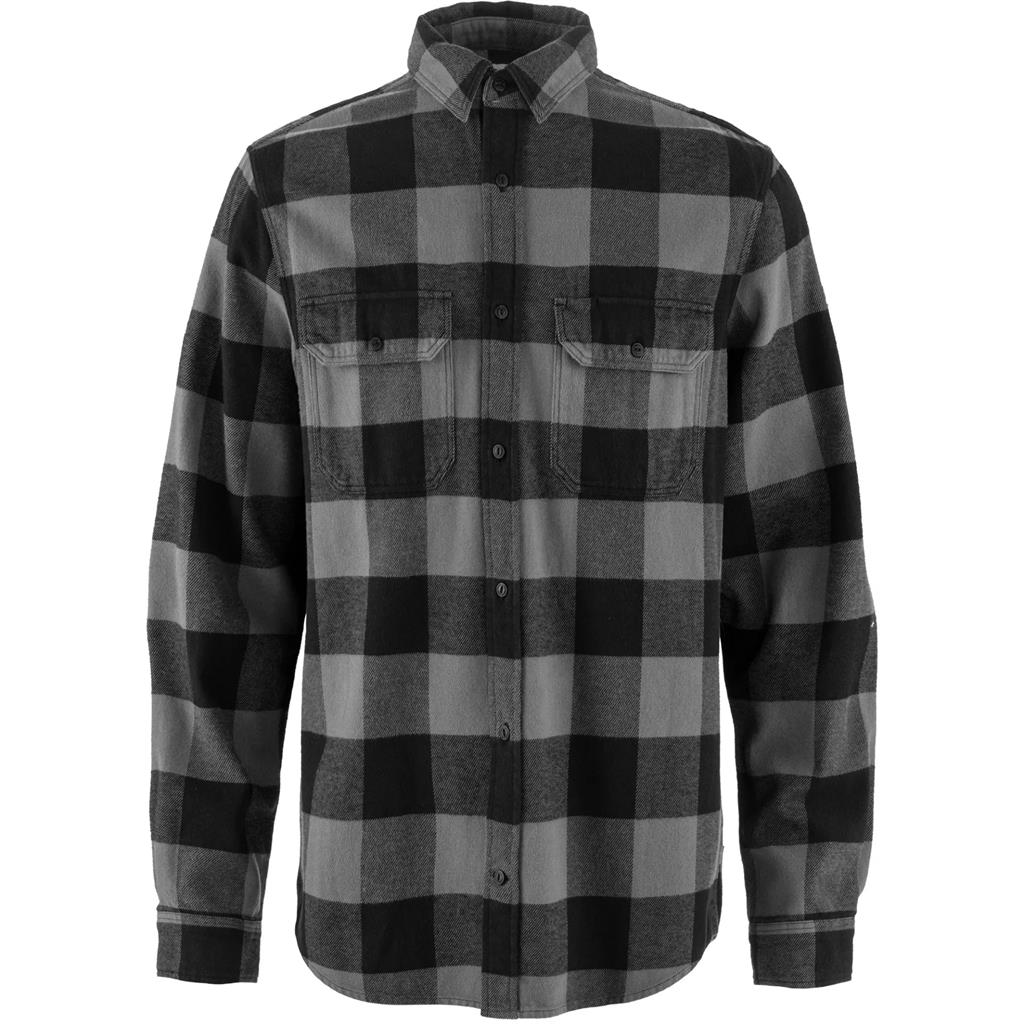 fjallravenovikheavyflannelshirtmblackgreyveneboer2