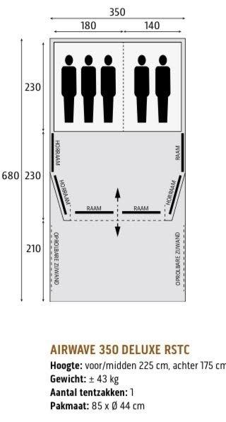 bardaniairwave350deluxerstcplattegrond